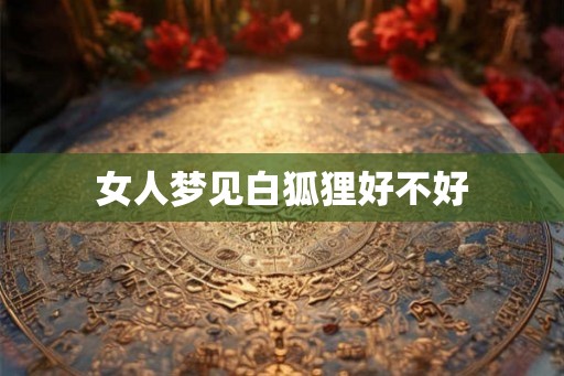 女人梦见白狐狸好不好 女人梦见白狐狸好不好