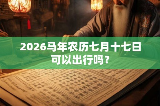2026马年农历七月十七日可以出行吗? 2026马年农历七月十七日可以出行吗?