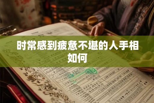 时常感到疲惫不堪的人手相如何