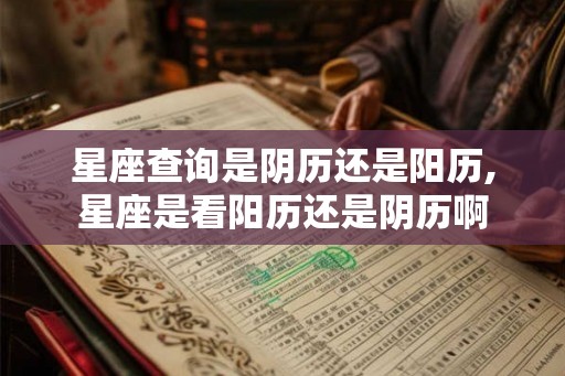 星座查询是阴历还是阳历,星座是看阳历还是阴历啊 星座查询是阴历还是阳历,星座是看阳历还是阴历啊