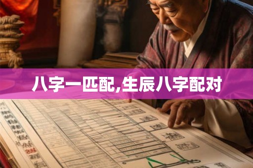八字一匹配,生辰八字配对