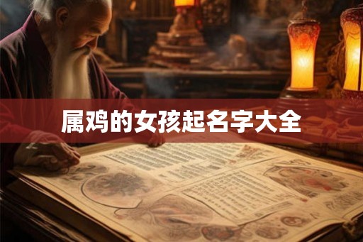 属鸡的女孩起名字大全 属鸡的女孩起名字大全