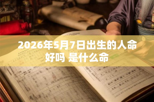 2026年5月7日出生的人命好吗 是什么命