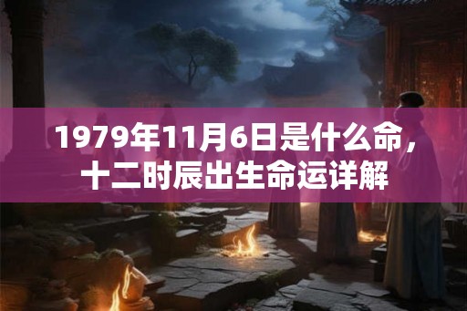 1979年11月6日是什么命，十二时辰出生命运详解