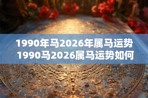 1990年马2026年属马运势 1990马2026属马运势如何