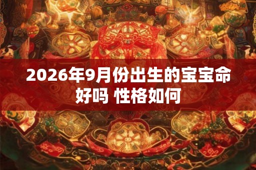 2026年9月份出生的宝宝命好吗 性格如何