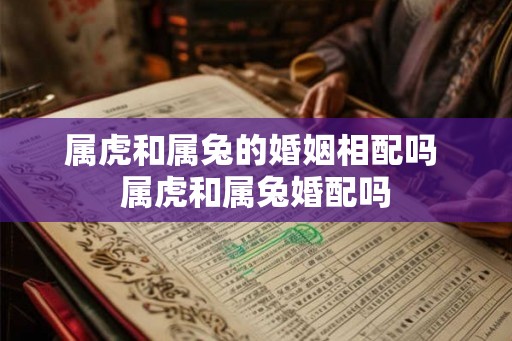 属虎和属兔的婚姻相配吗 属虎和属兔婚配吗 属虎和属兔的婚姻相配吗 属虎和属兔婚配吗