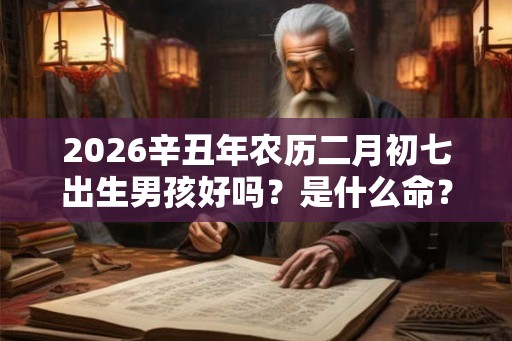 2026辛丑年农历二月初七出生男孩好吗？是什么命？