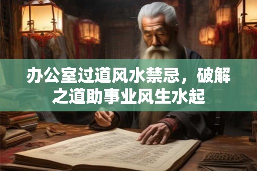 办公室过道风水禁忌，破解之道助事业风生水起