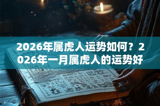 2026年属虎人运势如何？2026年一月属虎人的运势好吗？