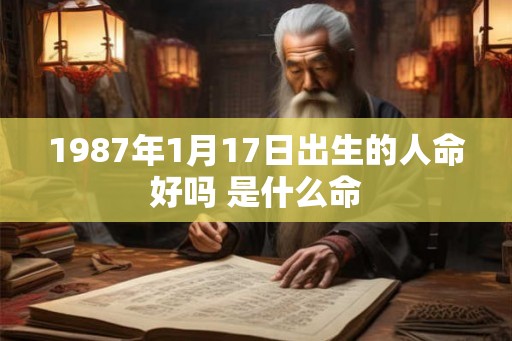 1987年1月17日出生的人命好吗 是什么命