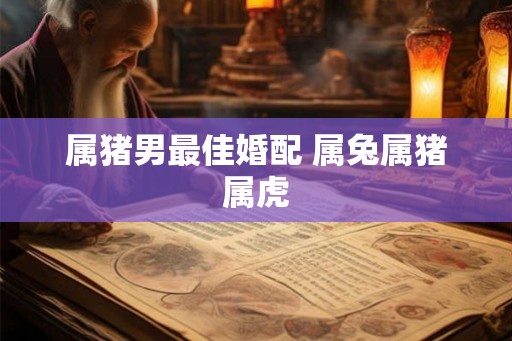 属猪男最佳婚配 属兔属猪属虎