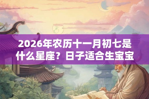 2026年农历十一月初七是什么星座?日子适合生宝宝吗? 2026年农历十一月初七是什么星座?日子适合生宝宝吗?