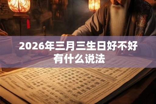 2026年三月三生日好不好 有什么说法
