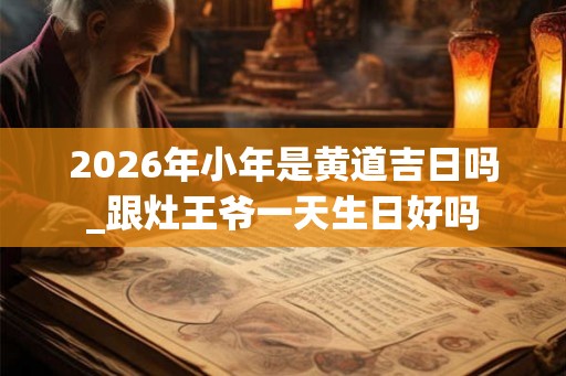 2026年小年是黄道吉日吗_跟灶王爷一天生日好吗