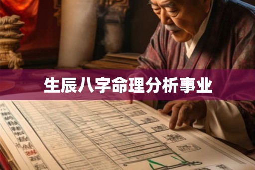 生辰八字命理分析事业