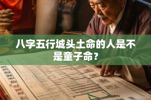 八字五行城头土命的人是不是童子命？
