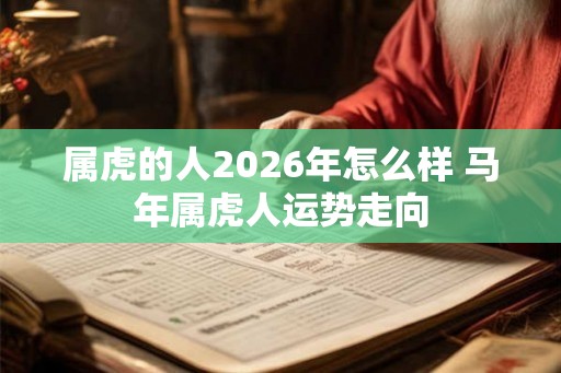 属虎的人2026年怎么样 马年属虎人运势走向 属虎的人2026年怎么样 马年属虎人运势走向