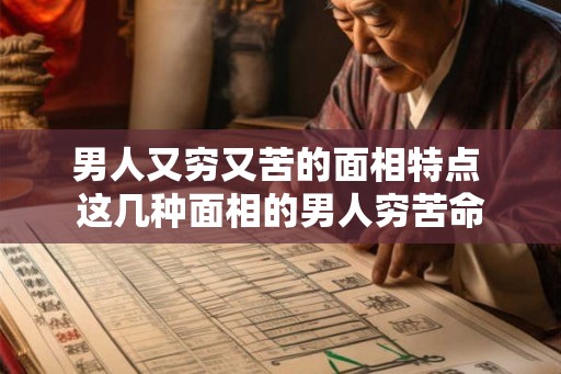 男人又穷又苦的面相特点 这几种面相的男人穷苦命