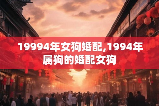 19994年女狗婚配,1994年属狗的婚配女狗