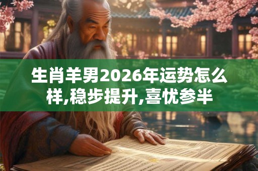 生肖羊男2026年运势怎么样,稳步提升,喜忧参半