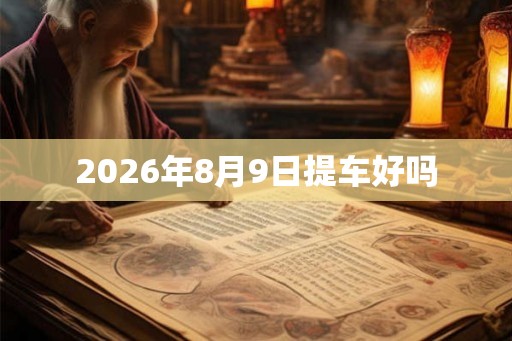 2026年8月9日提车好吗