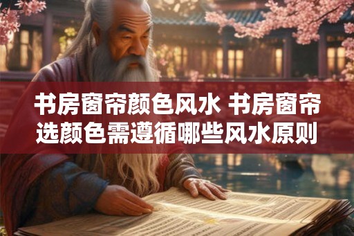 书房窗帘颜色风水 书房窗帘选颜色需遵循哪些风水原则