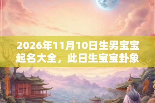 2026年11月10日生男宝宝起名大全，此日生宝宝卦象如何？