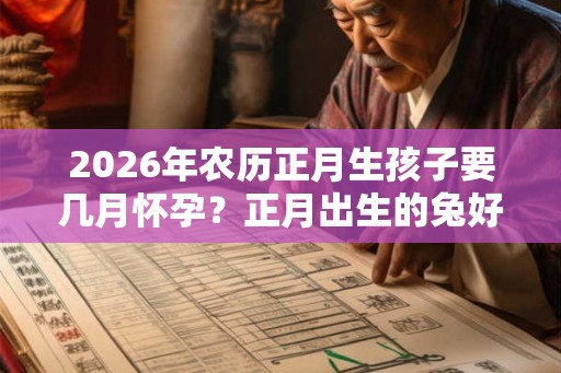 2026年农历正月生孩子要几月怀孕？正月出生的兔好吗
