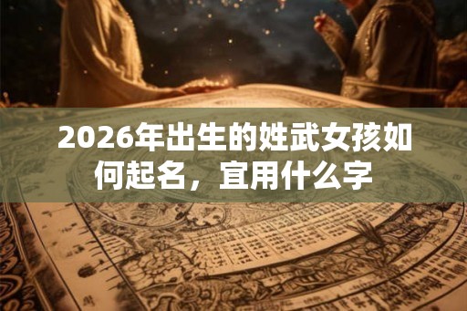 2026年出生的姓武女孩如何起名，宜用什么字