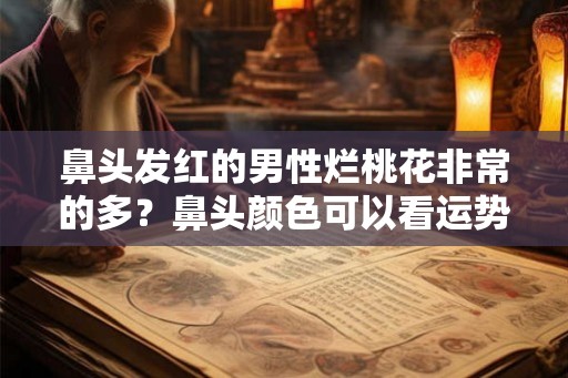 鼻头发红的男性烂桃花非常的多？鼻头颜色可以看运势？