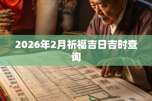 2026年2月祈福吉日吉时查询