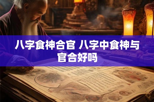 八字食神合官 八字中食神与官合好吗