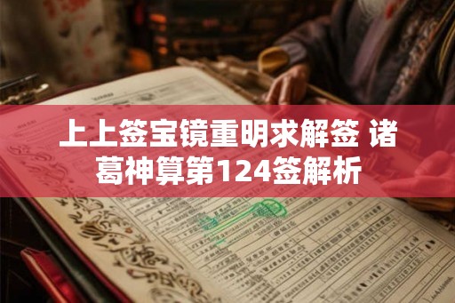 上上签宝镜重明求解签 诸葛神算第124签解析