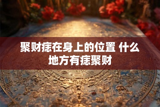 聚财痣在身上的位置 什么地方有痣聚财
