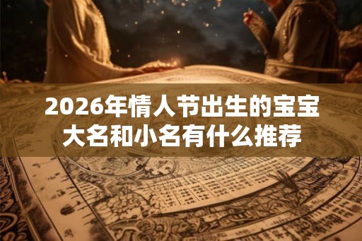 2026年情人节出生的宝宝大名和小名有什么推荐