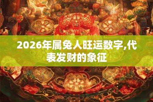 2026年属兔人旺运数字,代表发财的象征