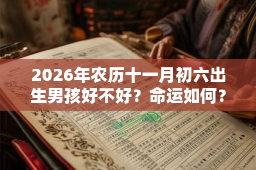 2026年农历十一月初六出生男孩好不好？命运如何？