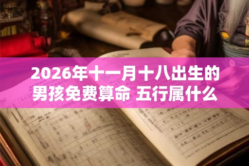2026年十一月十八出生的男孩免费算命 五行属什么