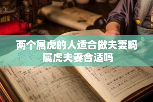 两个属虎的人适合做夫妻吗 属虎夫妻合适吗