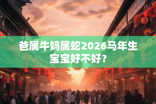 爸属牛妈属蛇2026马年生宝宝好不好？