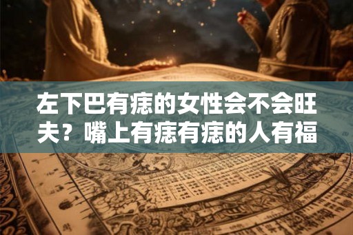 左下巴有痣的女性会不会旺夫？嘴上有痣有痣的人有福吗？
