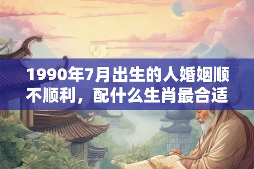 1990年7月出生的人婚姻顺不顺利，配什么生肖最合适？