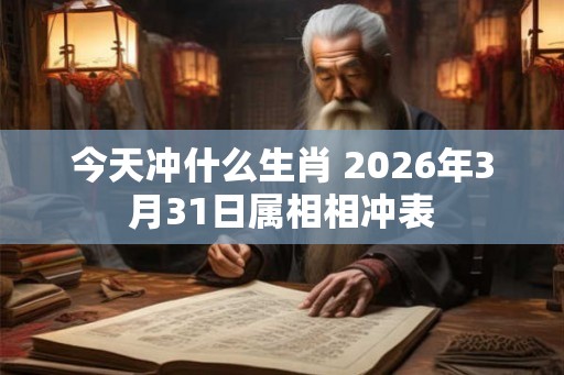 今天冲什么生肖 2026年3月31日属相相冲表 今天冲什么生肖 2026年3月31日属相相冲表