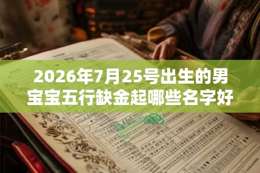 2026年7月25号出生的男宝宝五行缺金起哪些名字好 2026年7月25号出生的男宝宝五行缺金起哪些名字好