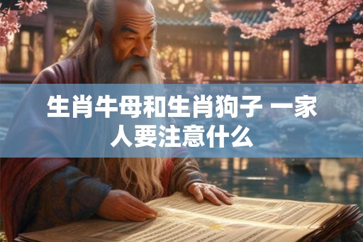 生肖牛母和生肖狗子 一家人要注意什么