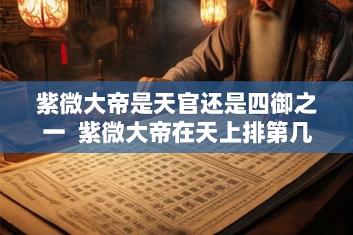紫微大帝是天官还是四御之一  紫微大帝在天上排第几