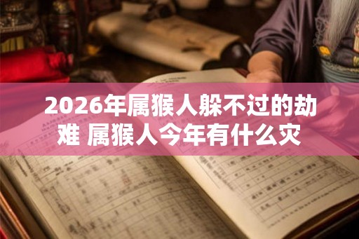 2026年属猴人躲不过的劫难 属猴人今年有什么灾