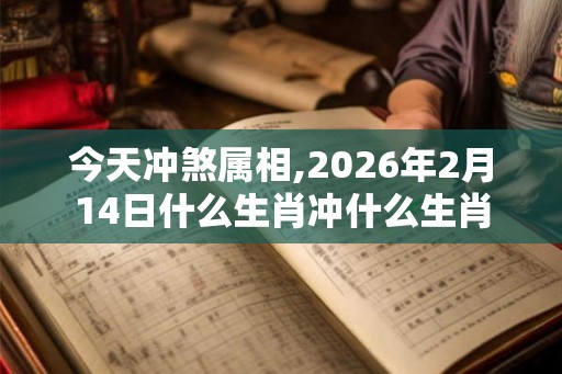 今天冲煞属相,2026年2月14日什么生肖冲什么生肖