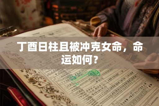 丁酉日柱且被冲克女命,命运如何? 丁酉日柱且被冲克女命,命运如何?
